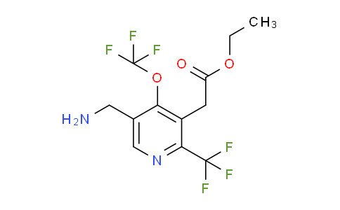 AM224964 | 1806757-07-2 | Ethyl 5-(aminomethyl)-4-(trifluoromethoxy)-2-(trifluoromethyl)pyridine-3-acetate