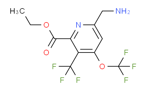 AM224970 | 1804441-90-4 | Ethyl 6-(aminomethyl)-4-(trifluoromethoxy)-3-(trifluoromethyl)pyridine-2-carboxylate