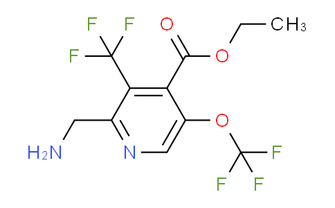 AM224971 | 1806067-61-7 | Ethyl 2-(aminomethyl)-5-(trifluoromethoxy)-3-(trifluoromethyl)pyridine-4-carboxylate
