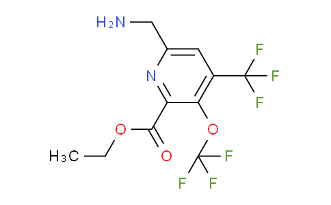 AM224972 | 1806168-18-2 | Ethyl 6-(aminomethyl)-3-(trifluoromethoxy)-4-(trifluoromethyl)pyridine-2-carboxylate