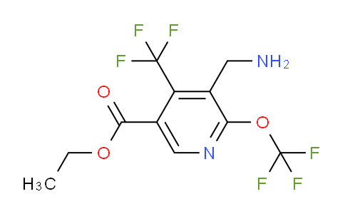 AM224974 | 1806067-65-1 | Ethyl 3-(aminomethyl)-2-(trifluoromethoxy)-4-(trifluoromethyl)pyridine-5-carboxylate