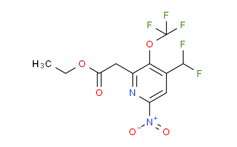 AM224975 | 1806059-94-8 | Ethyl 4-(difluoromethyl)-6-nitro-3-(trifluoromethoxy)pyridine-2-acetate