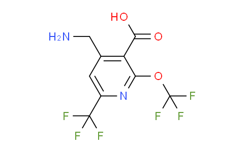 AM224981 | 1804937-86-7 | 4-(Aminomethyl)-2-(trifluoromethoxy)-6-(trifluoromethyl)pyridine-3-carboxylic acid
