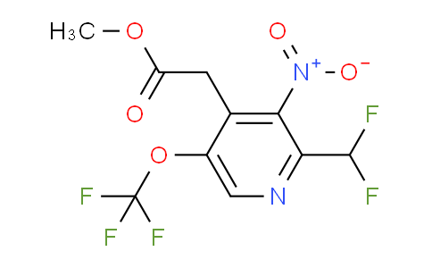 AM224987 | 1806780-18-6 | Methyl 2-(difluoromethyl)-3-nitro-5-(trifluoromethoxy)pyridine-4-acetate