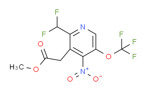 AM224989 | 1805299-87-9 | Methyl 2-(difluoromethyl)-4-nitro-5-(trifluoromethoxy)pyridine-3-acetate