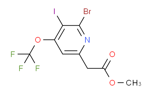 AM22501 | 1804564-18-8 | Methyl 2-bromo-3-iodo-4-(trifluoromethoxy)pyridine-6-acetate