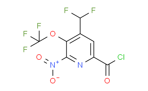 AM225015 | 1805018-61-4 | 4-(Difluoromethyl)-2-nitro-3-(trifluoromethoxy)pyridine-6-carbonyl chloride