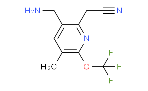 3-(Aminomethyl)-5-methyl-6-(trifluoromethoxy)pyridine-2-acetonitrile