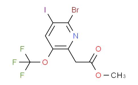 AM22502 | 1803991-38-9 | Methyl 2-bromo-3-iodo-5-(trifluoromethoxy)pyridine-6-acetate