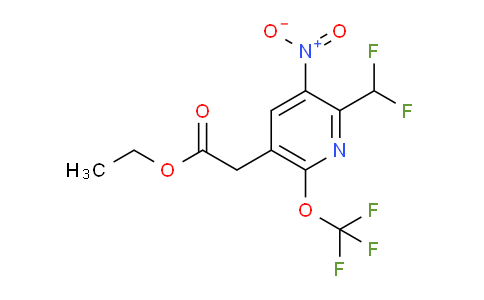 AM225025 | 1804709-55-4 | Ethyl 2-(difluoromethyl)-3-nitro-6-(trifluoromethoxy)pyridine-5-acetate