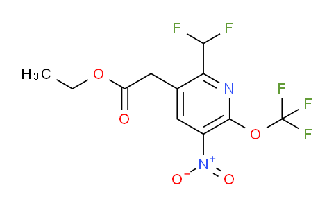 AM225027 | 1805300-56-4 | Ethyl 2-(difluoromethyl)-5-nitro-6-(trifluoromethoxy)pyridine-3-acetate