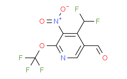 AM225037 | 1805157-05-4 | 4-(Difluoromethyl)-3-nitro-2-(trifluoromethoxy)pyridine-5-carboxaldehyde