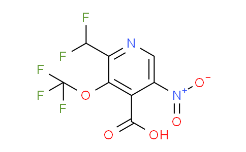 AM225040 | 1805226-06-5 | 2-(Difluoromethyl)-5-nitro-3-(trifluoromethoxy)pyridine-4-carboxylic acid