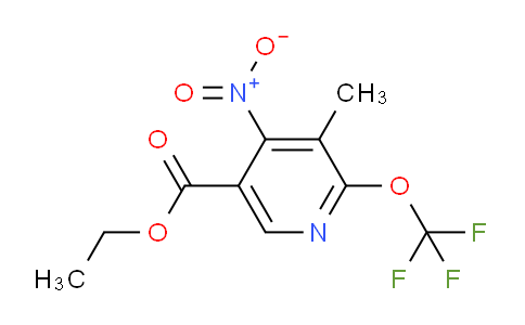 Ethyl 3-methyl-4-nitro-2-(trifluoromethoxy)pyridine-5-carboxylate