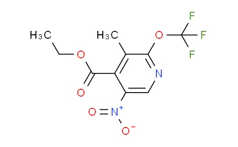 Ethyl 3-methyl-5-nitro-2-(trifluoromethoxy)pyridine-4-carboxylate