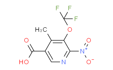 AM225057 | 1806255-23-1 | 4-Methyl-2-nitro-3-(trifluoromethoxy)pyridine-5-carboxylic acid