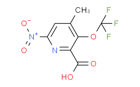 AM225058 | 1806038-69-6 | 4-Methyl-6-nitro-3-(trifluoromethoxy)pyridine-2-carboxylic acid