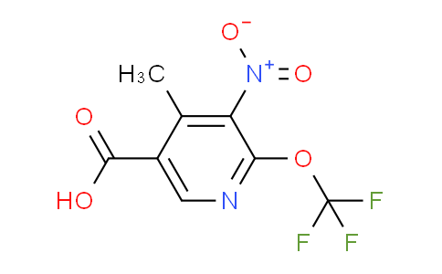 AM225059 | 1804710-88-0 | 4-Methyl-3-nitro-2-(trifluoromethoxy)pyridine-5-carboxylic acid