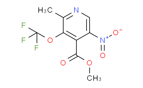 Methyl 2-methyl-5-nitro-3-(trifluoromethoxy)pyridine-4-carboxylate