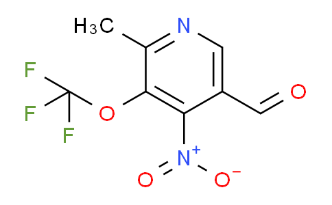 2-Methyl-4-nitro-3-(trifluoromethoxy)pyridine-5-carboxaldehyde