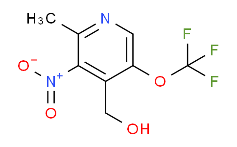 2-Methyl-3-nitro-5-(trifluoromethoxy)pyridine-4-methanol