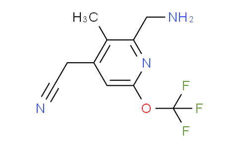 2-(Aminomethyl)-3-methyl-6-(trifluoromethoxy)pyridine-4-acetonitrile