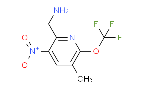 2-(Aminomethyl)-5-methyl-3-nitro-6-(trifluoromethoxy)pyridine