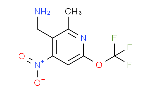 3-(Aminomethyl)-2-methyl-4-nitro-6-(trifluoromethoxy)pyridine