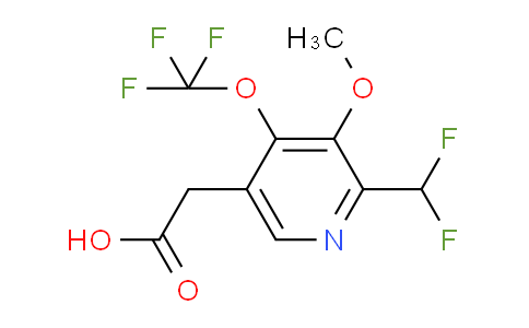 AM225113 | 1805009-08-8 | 2-(Difluoromethyl)-3-methoxy-4-(trifluoromethoxy)pyridine-5-acetic acid