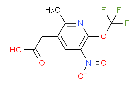 2-Methyl-5-nitro-6-(trifluoromethoxy)pyridine-3-acetic acid