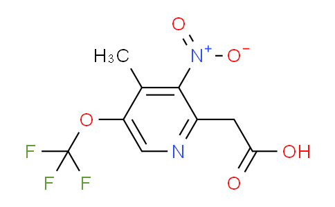 4-Methyl-3-nitro-5-(trifluoromethoxy)pyridine-2-acetic acid