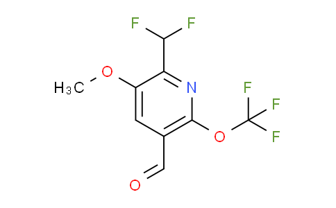 2-(Difluoromethyl)-3-methoxy-6-(trifluoromethoxy)pyridine-5-carboxaldehyde