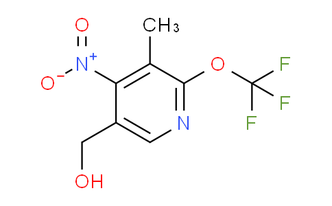 3-Methyl-4-nitro-2-(trifluoromethoxy)pyridine-5-methanol