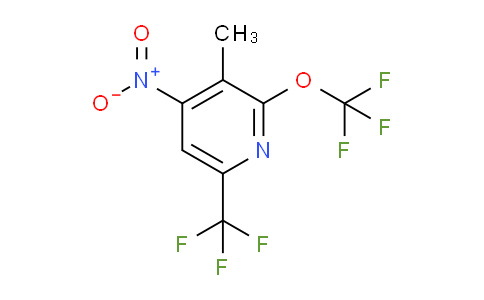 3-Methyl-4-nitro-2-(trifluoromethoxy)-6-(trifluoromethyl)pyridine