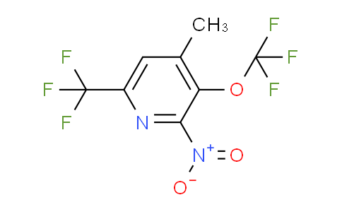 4-Methyl-2-nitro-3-(trifluoromethoxy)-6-(trifluoromethyl)pyridine