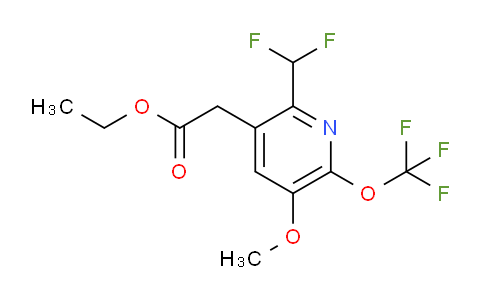 AM225155 | 1806027-70-2 | Ethyl 2-(difluoromethyl)-5-methoxy-6-(trifluoromethoxy)pyridine-3-acetate