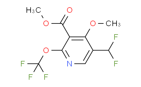 Methyl 5-(difluoromethyl)-4-methoxy-2-(trifluoromethoxy)pyridine-3-carboxylate