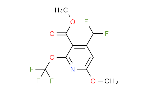Methyl 4-(difluoromethyl)-6-methoxy-2-(trifluoromethoxy)pyridine-3-carboxylate