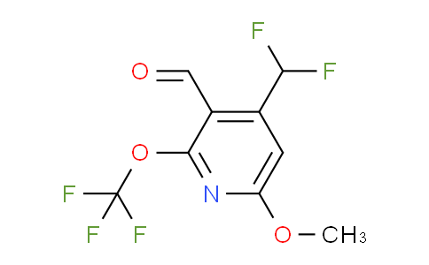 4-(Difluoromethyl)-6-methoxy-2-(trifluoromethoxy)pyridine-3-carboxaldehyde