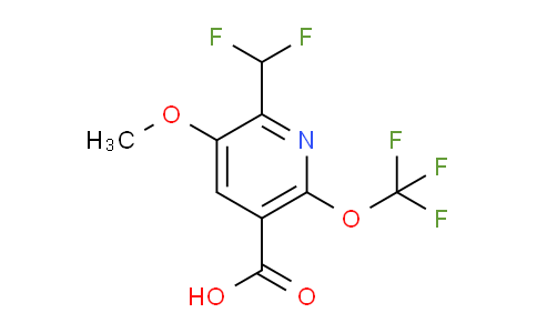 2-(Difluoromethyl)-3-methoxy-6-(trifluoromethoxy)pyridine-5-carboxylic acid