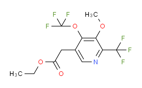 AM225174 | 1806174-82-2 | Ethyl 3-methoxy-4-(trifluoromethoxy)-2-(trifluoromethyl)pyridine-5-acetate