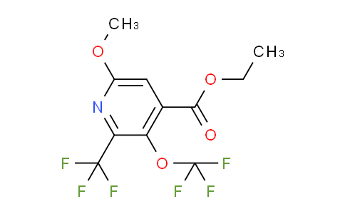 AM225187 | 1804947-30-5 | Ethyl 6-methoxy-3-(trifluoromethoxy)-2-(trifluoromethyl)pyridine-4-carboxylate