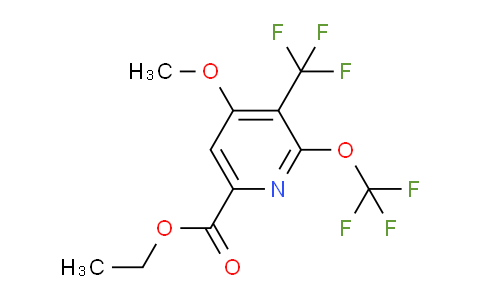 AM225190 | 1806173-18-1 | Ethyl 4-methoxy-2-(trifluoromethoxy)-3-(trifluoromethyl)pyridine-6-carboxylate