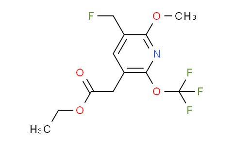 AM225210 | 1806753-79-6 | Ethyl 3-(fluoromethyl)-2-methoxy-6-(trifluoromethoxy)pyridine-5-acetate