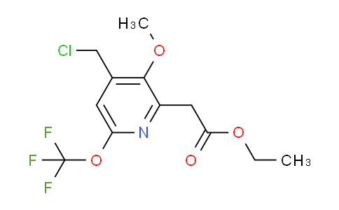 AM225245 | 1806156-50-2 | Ethyl 4-(chloromethyl)-3-methoxy-6-(trifluoromethoxy)pyridine-2-acetate