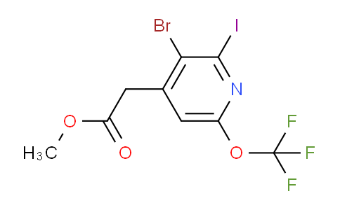 AM22525 | 1806219-88-4 | Methyl 3-bromo-2-iodo-6-(trifluoromethoxy)pyridine-4-acetate
