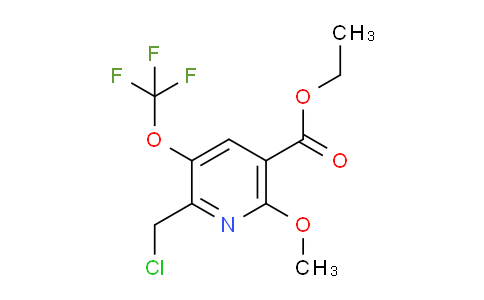 Ethyl 2-(chloromethyl)-6-methoxy-3-(trifluoromethoxy)pyridine-5-carboxylate