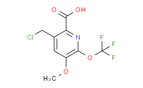 3-(Chloromethyl)-5-methoxy-6-(trifluoromethoxy)pyridine-2-carboxylic acid
