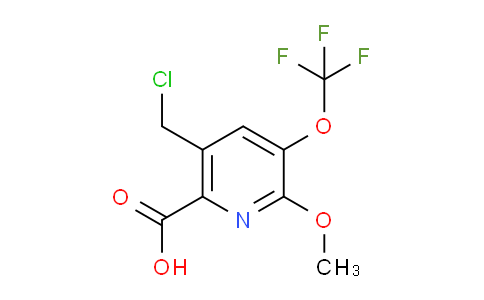5-(Chloromethyl)-2-methoxy-3-(trifluoromethoxy)pyridine-6-carboxylic acid
