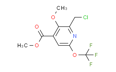 Methyl 2-(chloromethyl)-3-methoxy-6-(trifluoromethoxy)pyridine-4-carboxylate